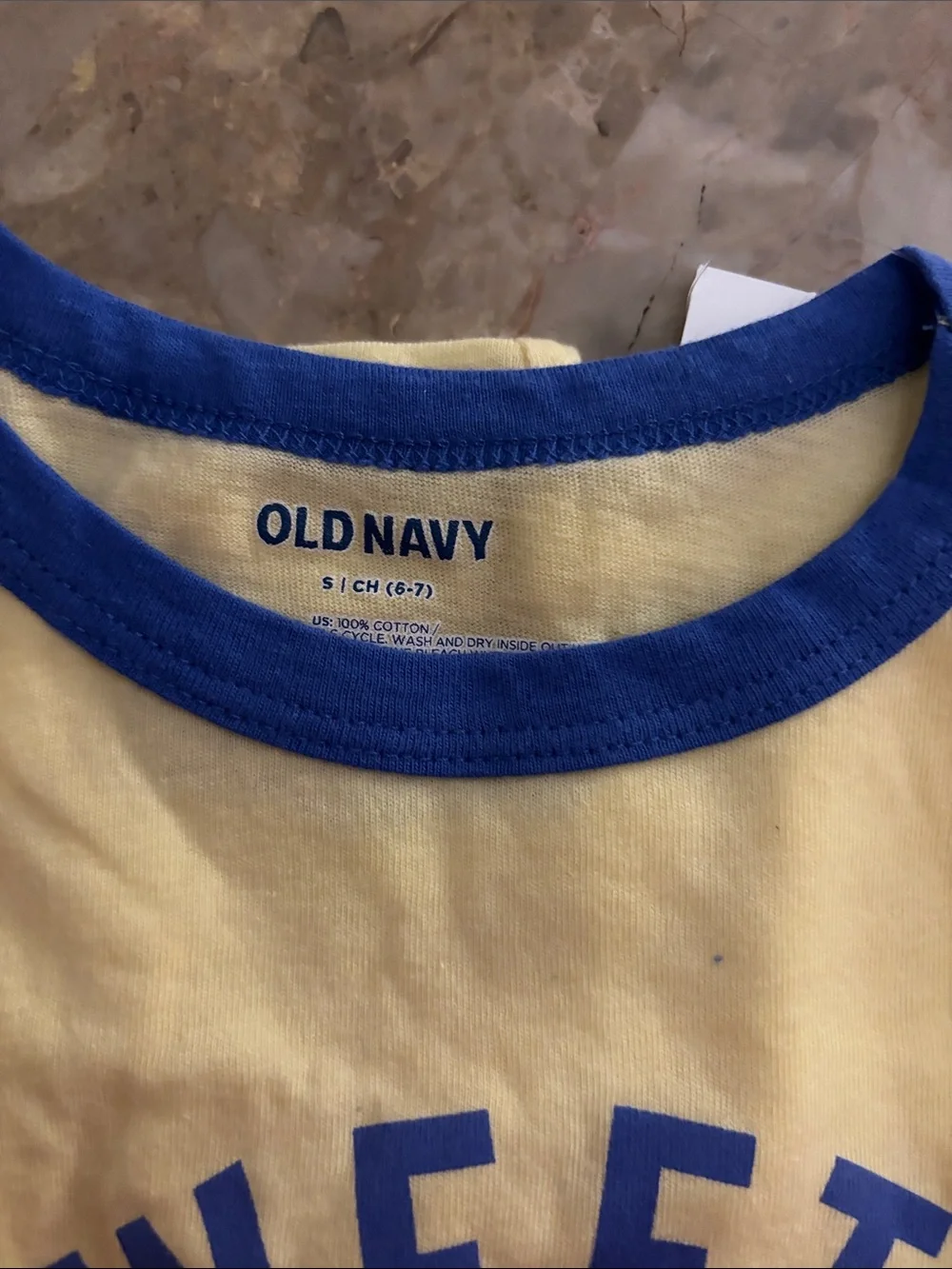 2 Old Navy Kids Tee w/ graphics size small (6-7)